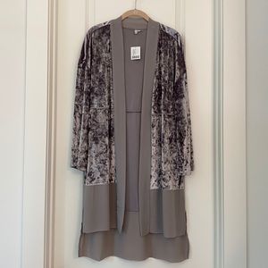 Urban Outfitters Velvet Duster NWT
